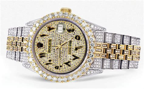 blinged out rolex|rolex iced out diamond.